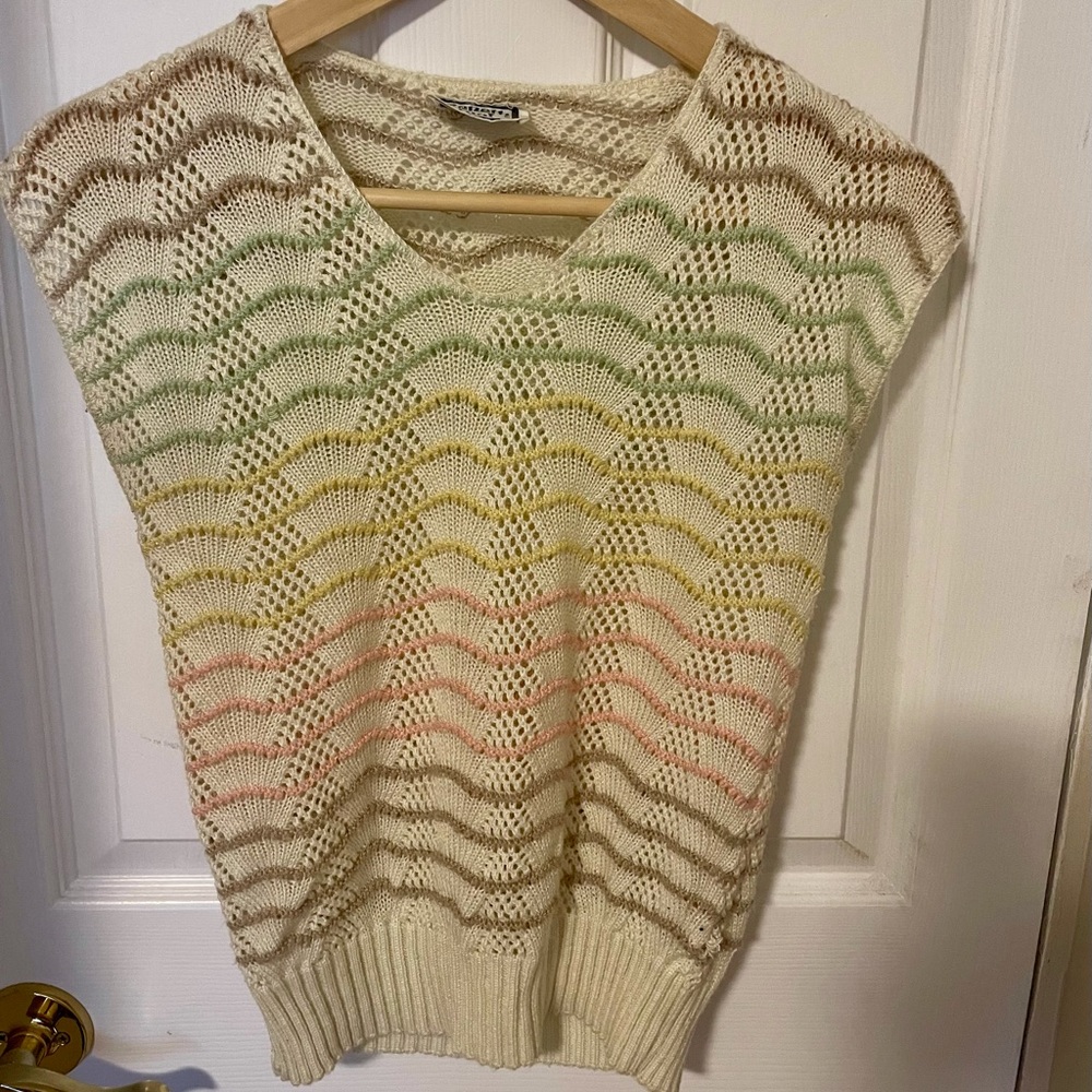 80s/90s Vintage Crochet Top